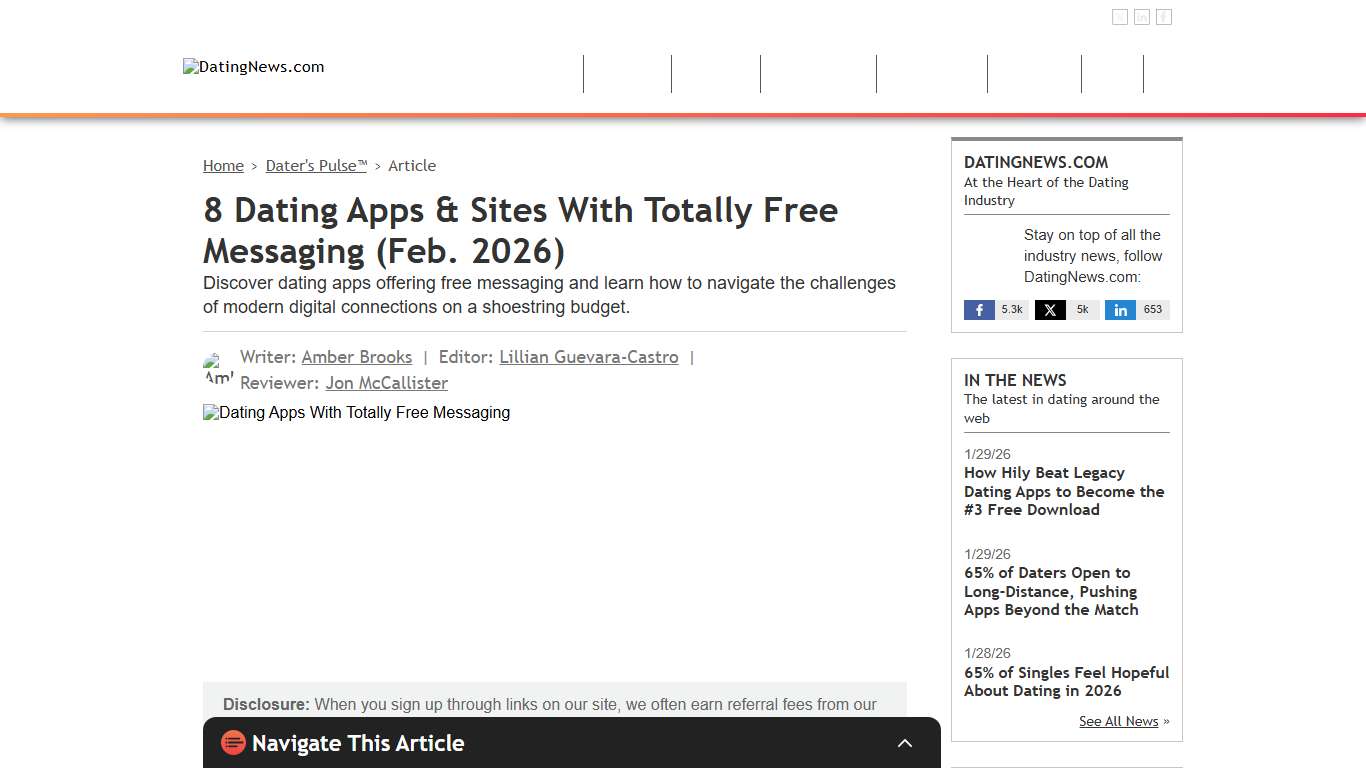 8 Dating Apps & Sites With Totally Free Messaging (Feb. 2026)